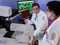 Photo of Dr. Lofti Chouchane and Dr. Konduru Sastry