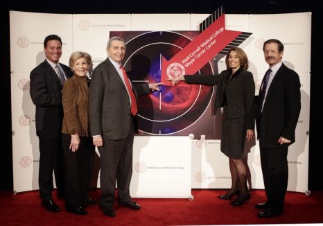 Group photo of the Meyers and Weill Cornell Medicine leaders.