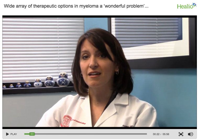 Adriana Rossi, M.D. video about multiple myeloma