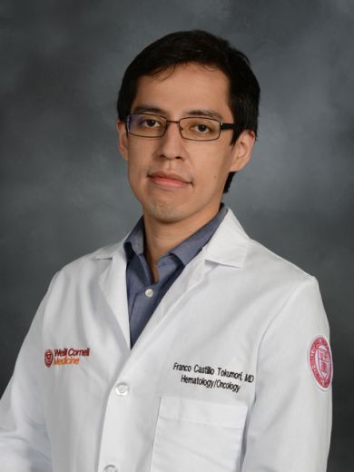 A headshot of our 2026 MCC Physician Scientist Bridge Awardee, Dr. Franco Castillo Tokumori