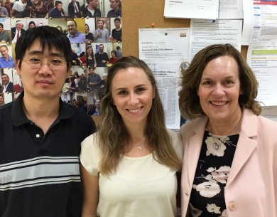 Leiping Fu, Denise Minton and Lorraine Gudas