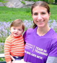 Lisa Roth, M.D., with her young son