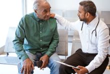 patient doctor talking