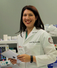 Heather Yeo, M.D. at work at Weill Cornell Medicine
